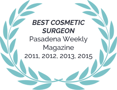 Best Cosmetic Surgeon – Pasadena Weekly Magazine – 2011, 2012, 2013, 2015